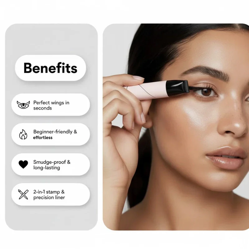 Rotating Dual-Wing Eyeliner - Effortless Wings, Every Time! - Image 5
